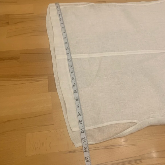 Eileen Fisher 100% organic linen white top tunic size XXS/XS TTP/TP - Picture 10 of 13